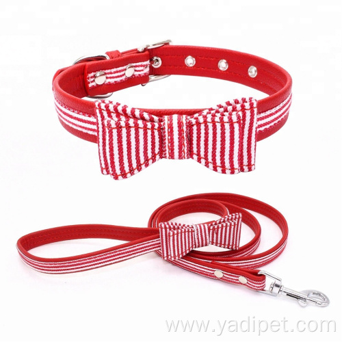 Leather Pet Dog Collars Leash Training Dogs Collar